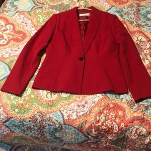 ❤️Red Crepe Blazer❤️